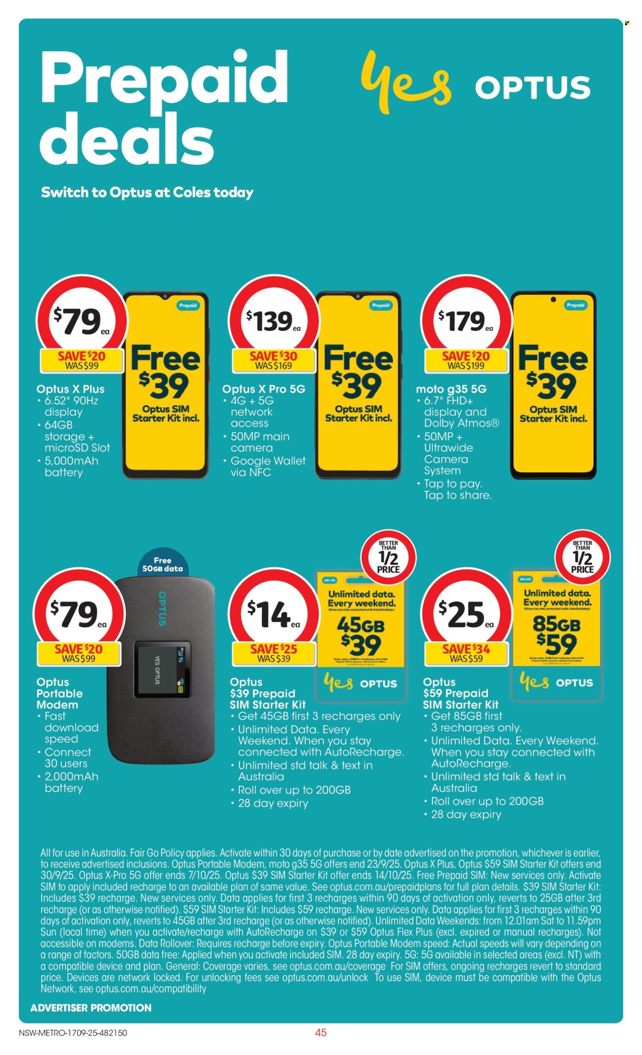 Coles catalogue - 17 Sep 2025 - 23 Sep 2025. Page 45