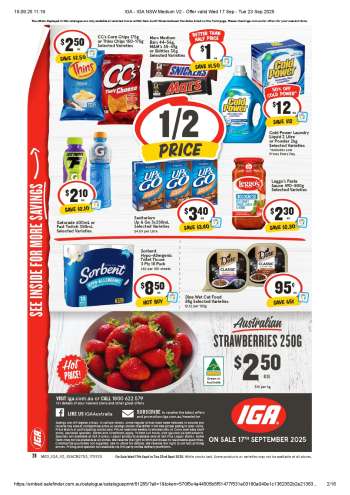 thumbnail - IGA catalogue