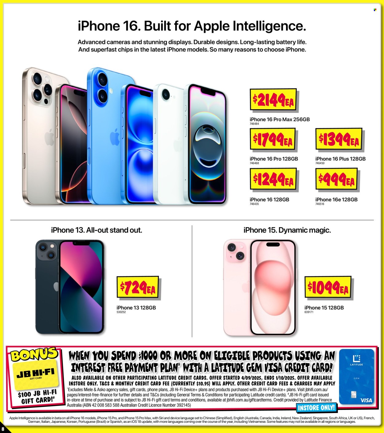 JB Hi-Fi catalogue - 12 Sep 2025 - 18 Sep 2025. Page 8