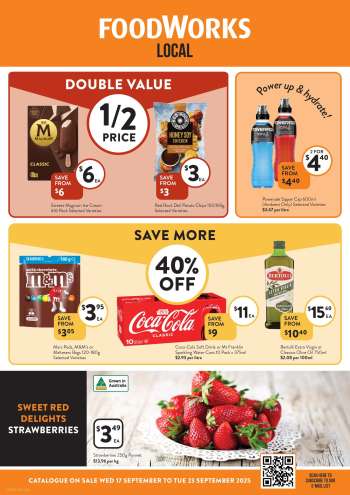 Foodworks Catalogue - 17 Sep 2025 - 23 Sep 2025.