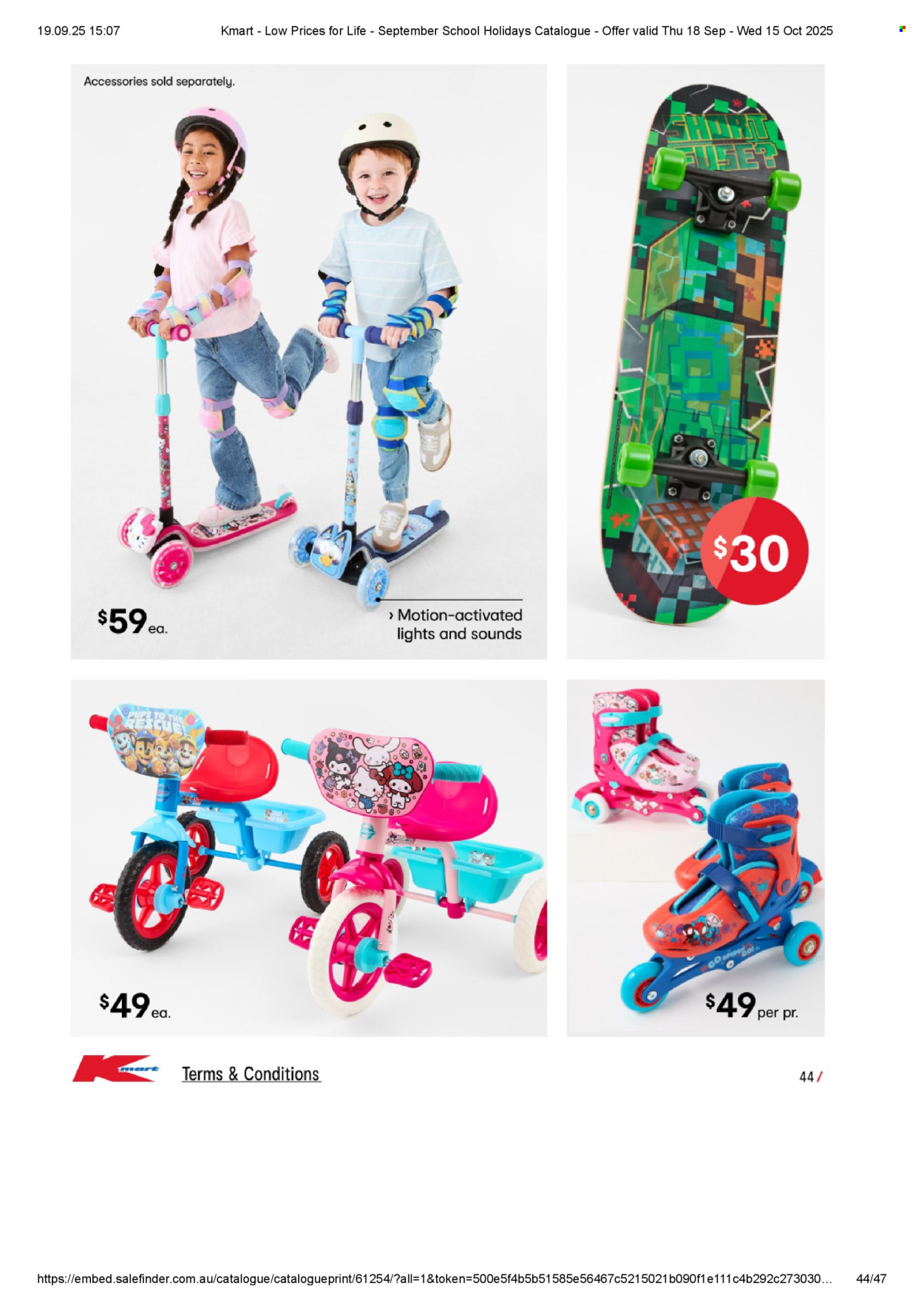 Kmart catalogue - 18 Sep 2025 - 15 Oct 2025. Page 44