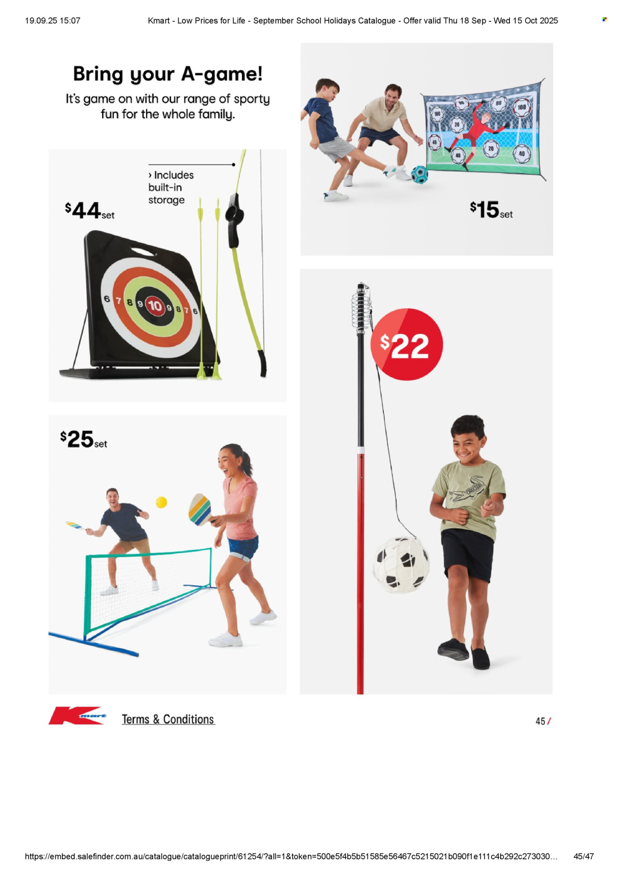 Kmart catalogue - 18 Sep 2025 - 15 Oct 2025. Page 45