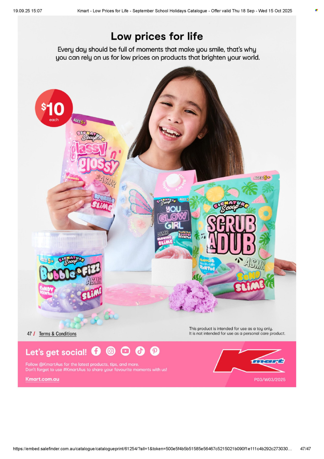 Kmart catalogue - 18 Sep 2025 - 15 Oct 2025. Page 47