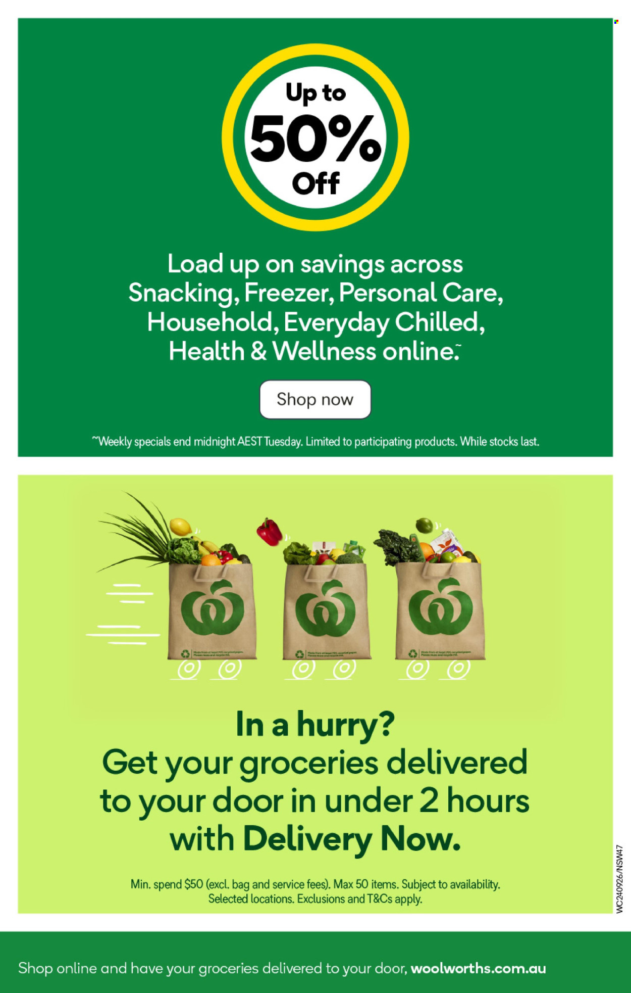 Woolworths catalogue - 24 Sep 2025 - 30 Sep 2025. Page 47