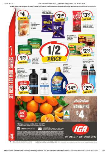 thumbnail - IGA catalogue