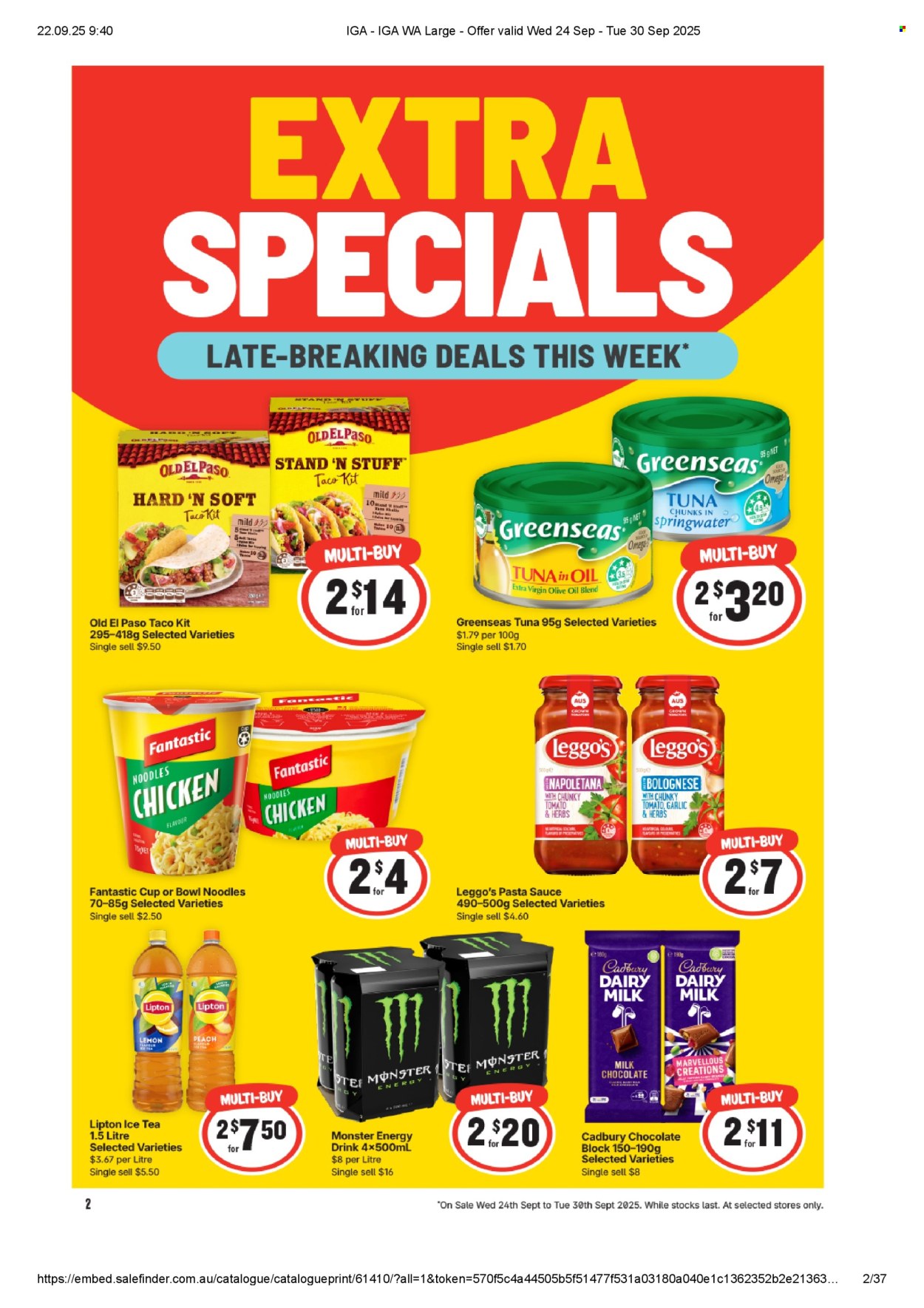 IGA catalogue - 24 Sep 2025 - 30 Sep 2025. Page 1