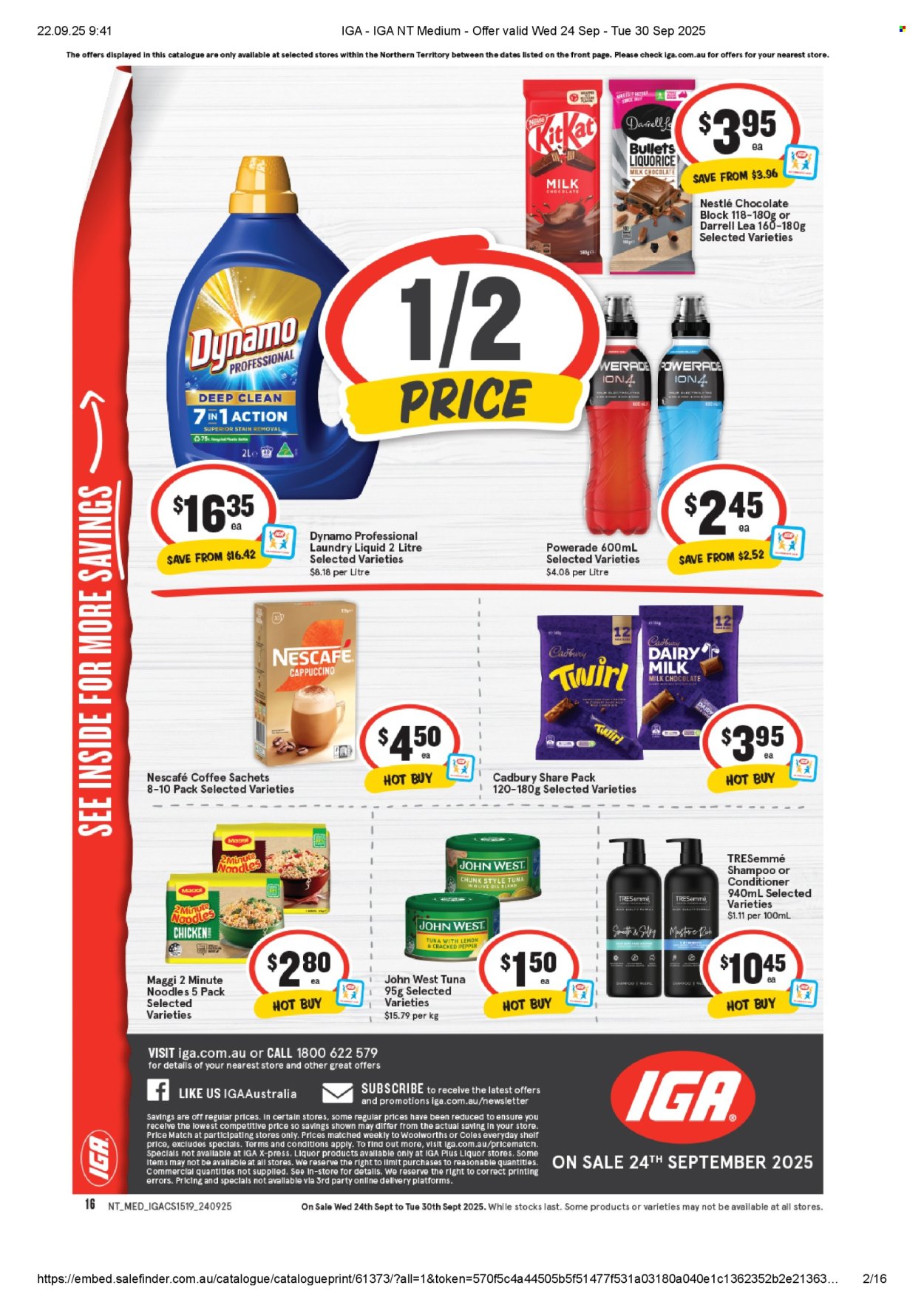 IGA catalogue - 24 Sep 2025 - 30 Sep 2025. Page 1