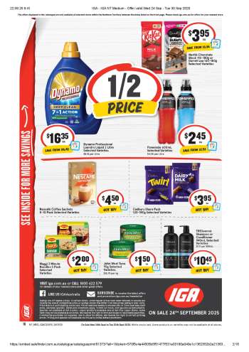 IGA Catalogue - 24 Sep 2025 - 30 Sep 2025.