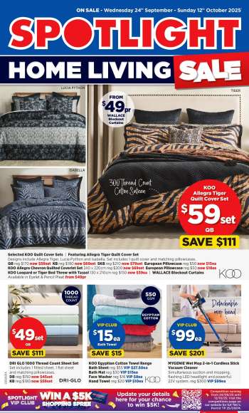 Spotlight Catalogue - 24 Sep 2025 - 12 Oct 2025.
