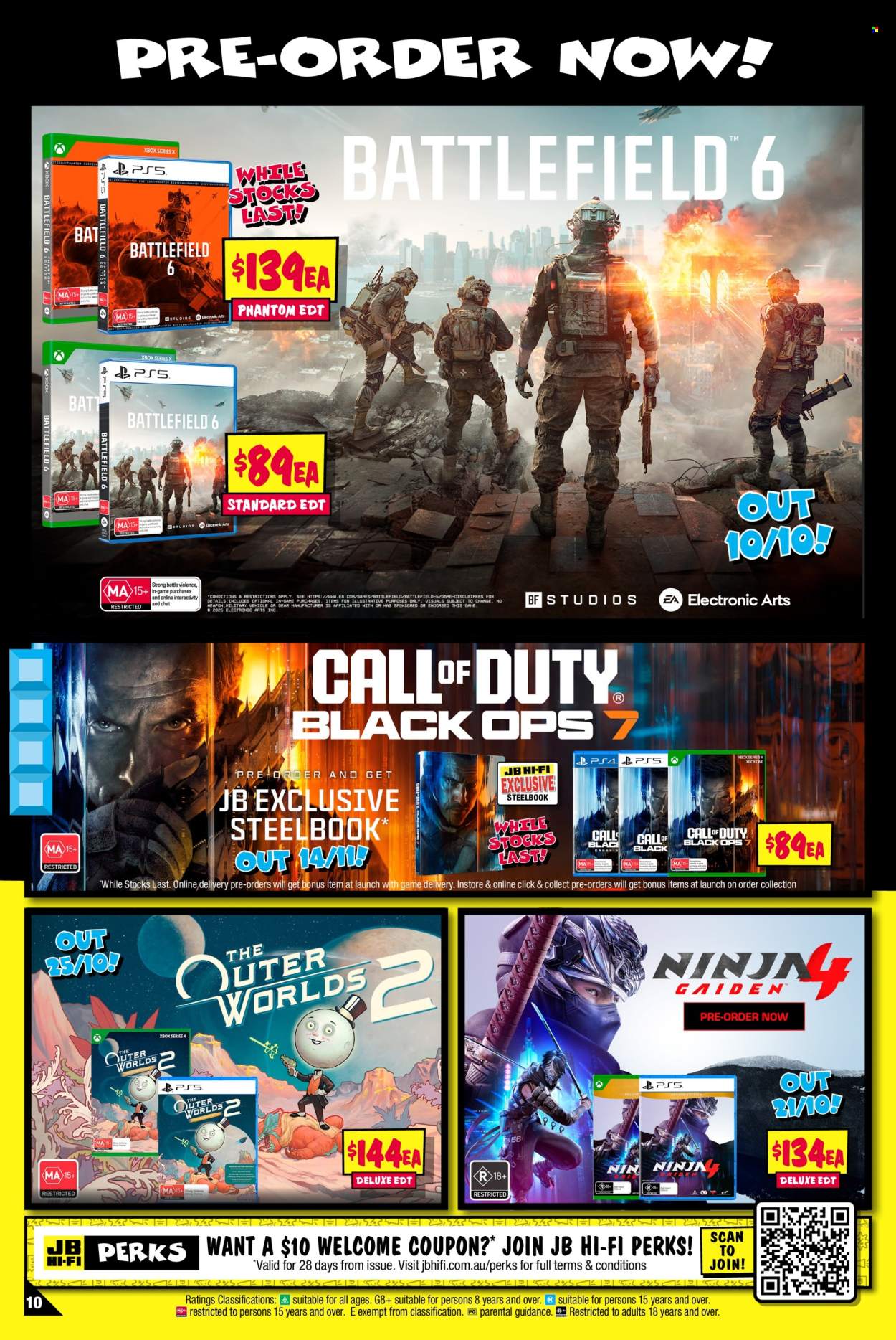 JB Hi-Fi catalogue - 25 Sep 2025 - 15 Oct 2025. Page 10