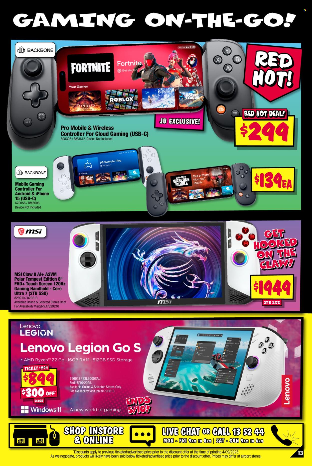 JB Hi-Fi catalogue - 25 Sep 2025 - 15 Oct 2025. Page 13