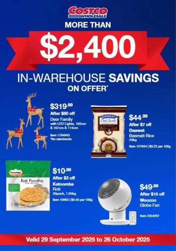 thumbnail - Costco catalogue - Warehouse sawings