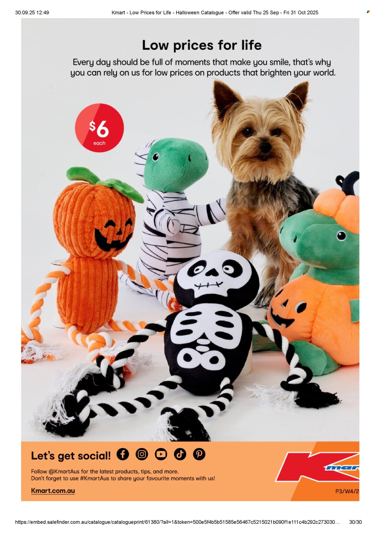 Kmart catalogue - 25 Sep 2025 - 31 Oct 2025. Page 30