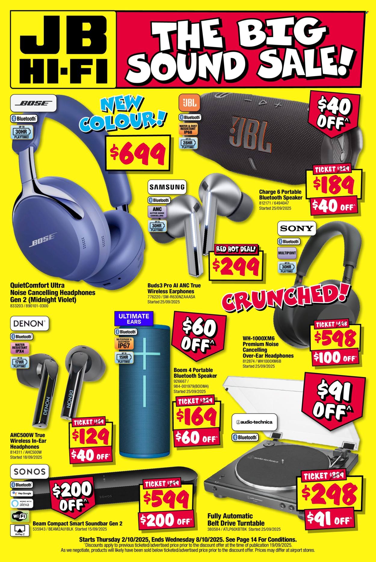 JB Hi-Fi catalogue - 1 Oct 2025 - 8 Oct 2025. Page 1