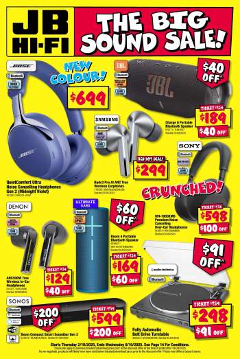JB Hi-Fi Catalogue - 1 Oct 2025 - 8 Oct 2025.