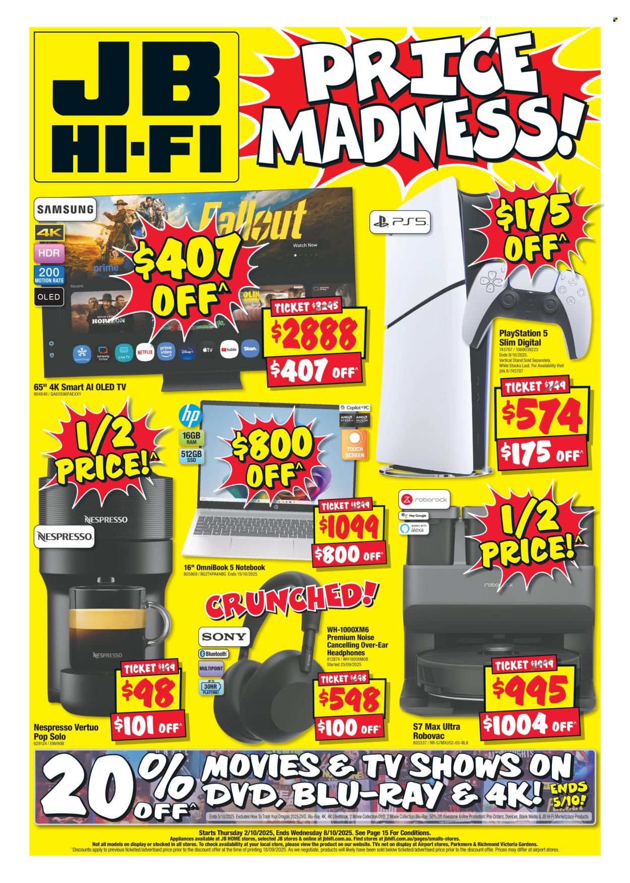 JB Hi-Fi catalogue - 2 Oct 2025 - 8 Oct 2025. Page 1