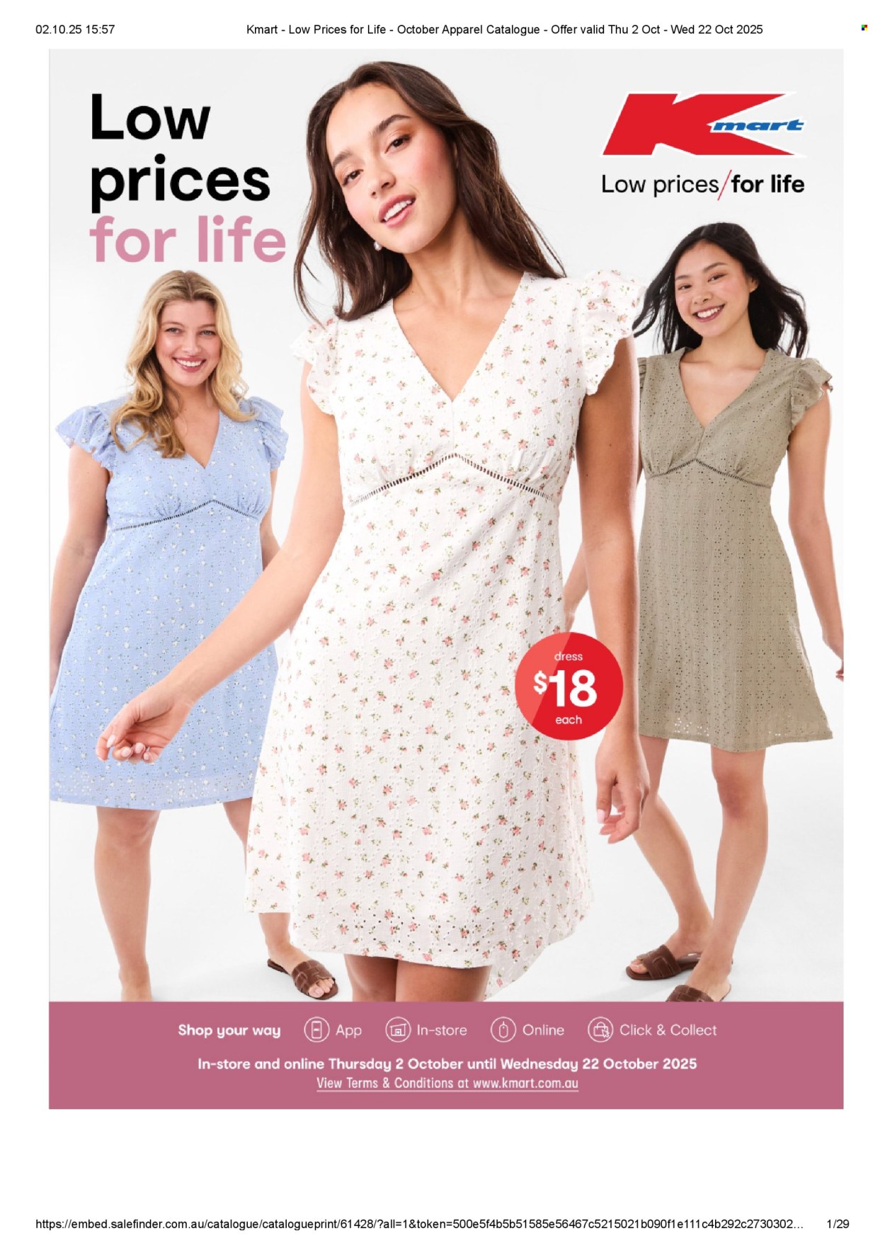 Kmart catalogue - 2 Oct 2025 - 22 Oct 2025. Page 1