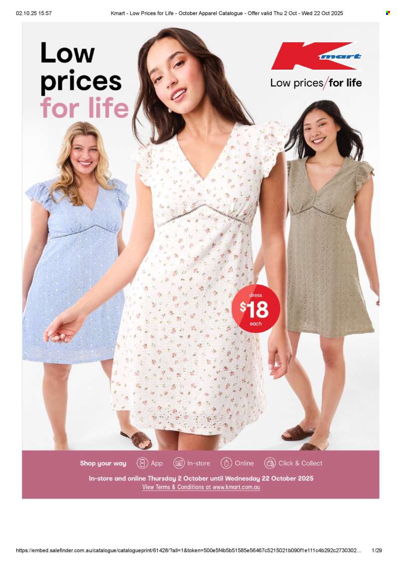 Kmart Catalogue - 2 Oct 2025 - 22 Oct 2025.
