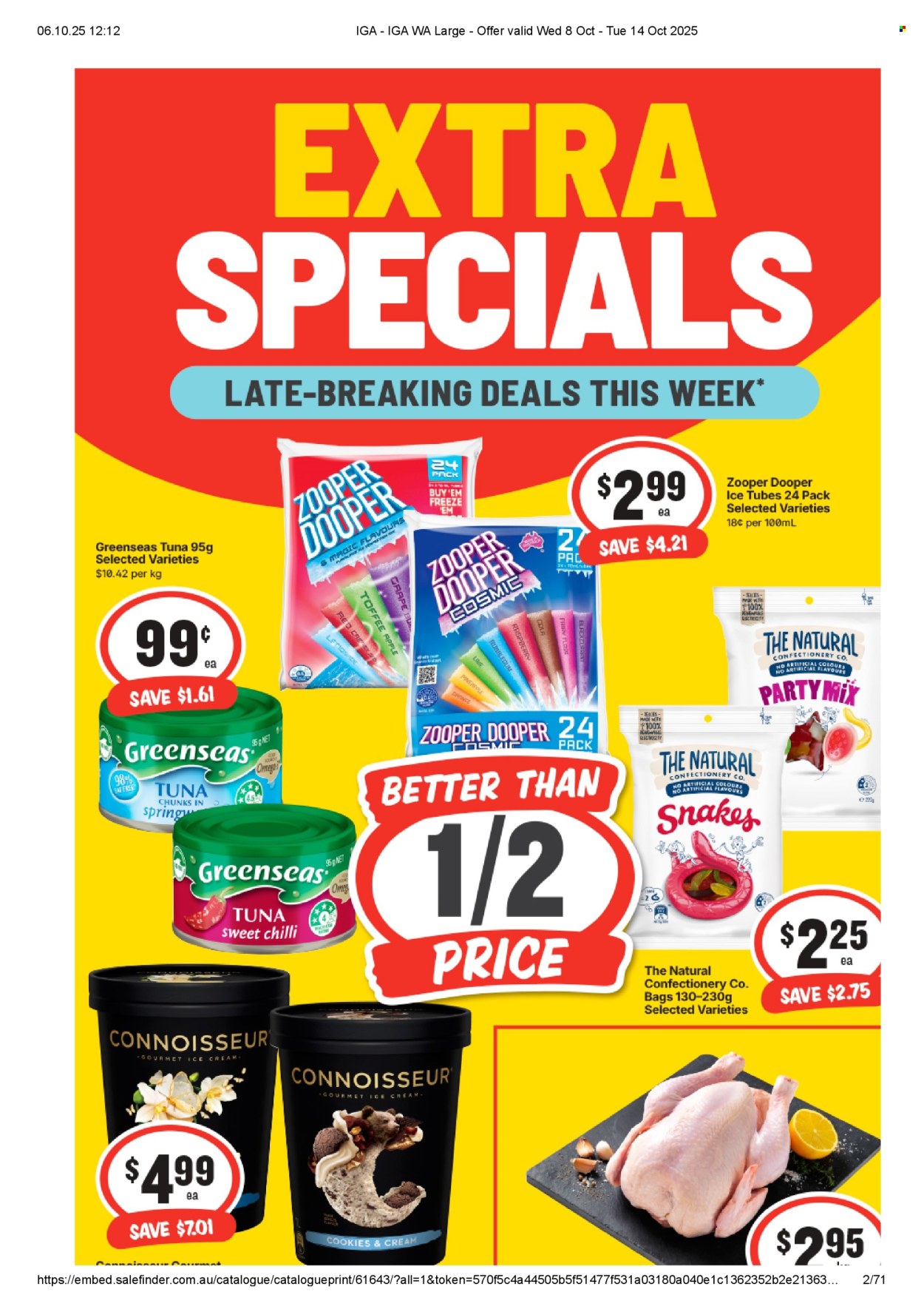 IGA catalogue - 8 Oct 2025 - 14 Oct 2025. Page 1