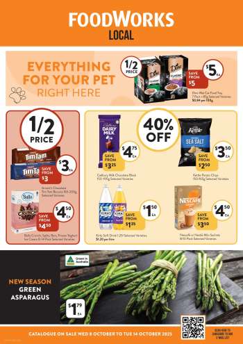 Foodworks Catalogue - 8 Oct 2025 - 14 Oct 2025.