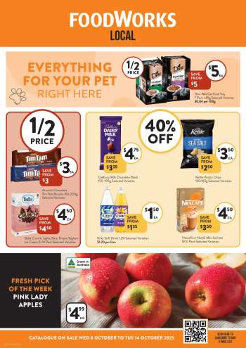 Foodworks Catalogue - 8 Oct 2025 - 14 Oct 2025.