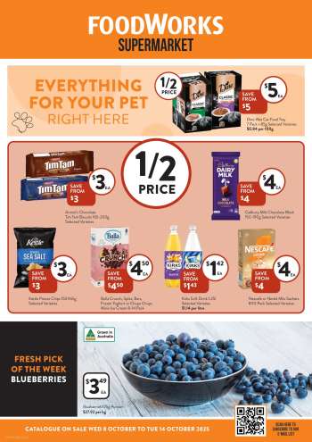Foodworks Catalogue - 8 Oct 2025 - 14 Oct 2025.