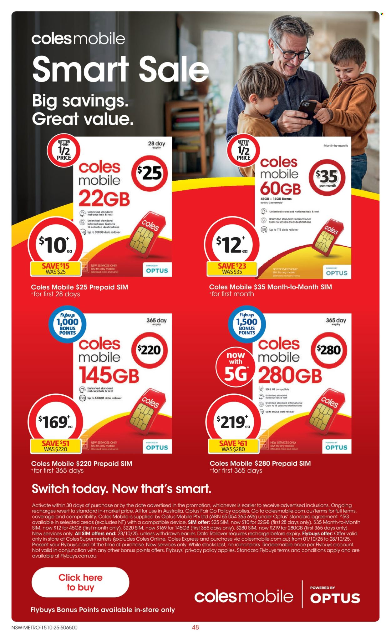 Coles catalogue - 15 Oct 2025 - 21 Oct 2025. Page 48