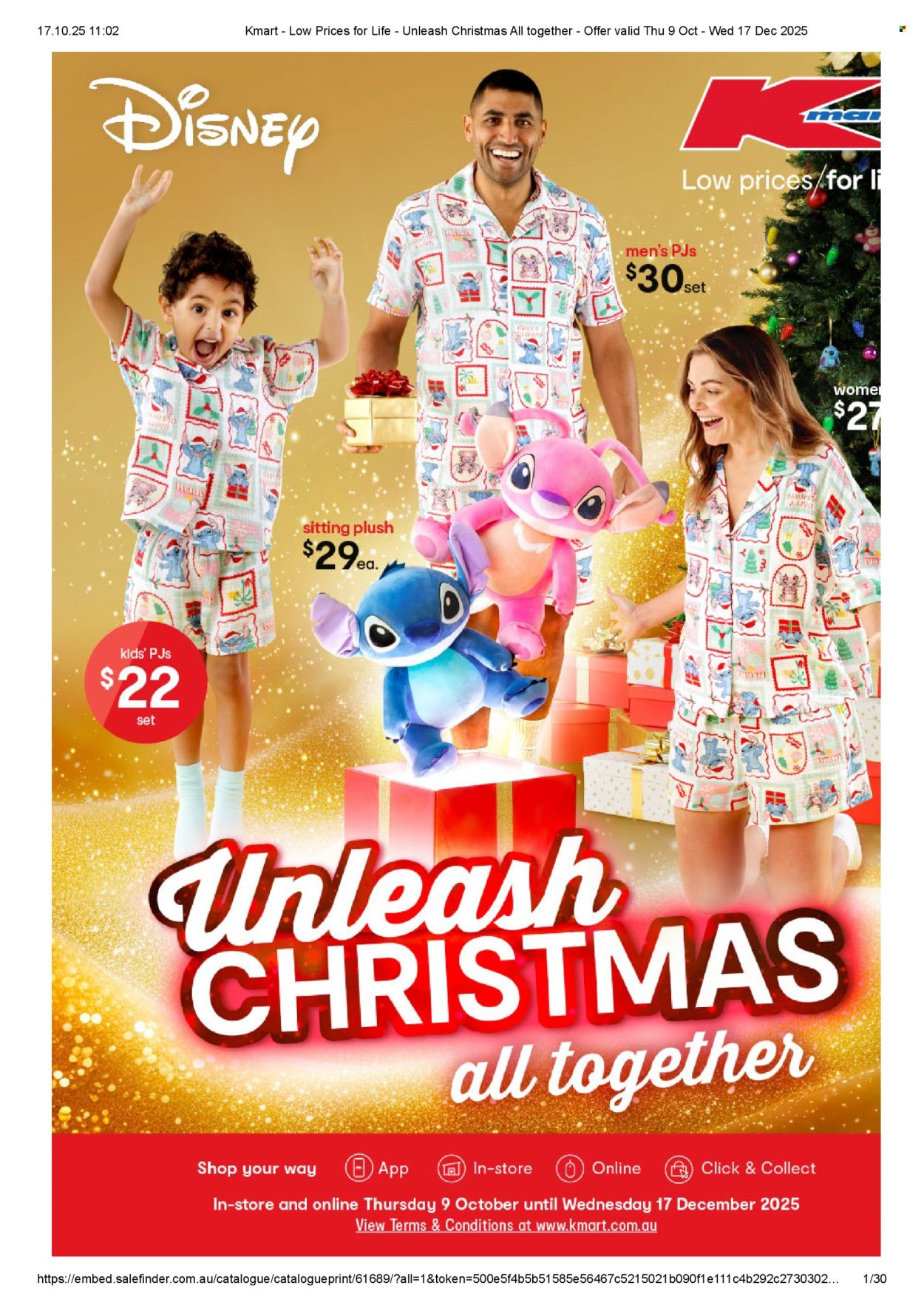Kmart catalogue - 9 Oct 2025 - 17 Dec 2025. Page 1