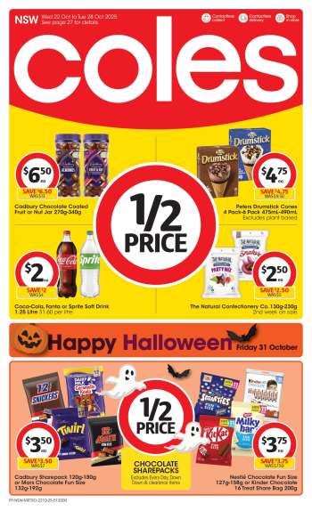 Coles Catalogue - 22 Oct 2025 - 28 Oct 2025.