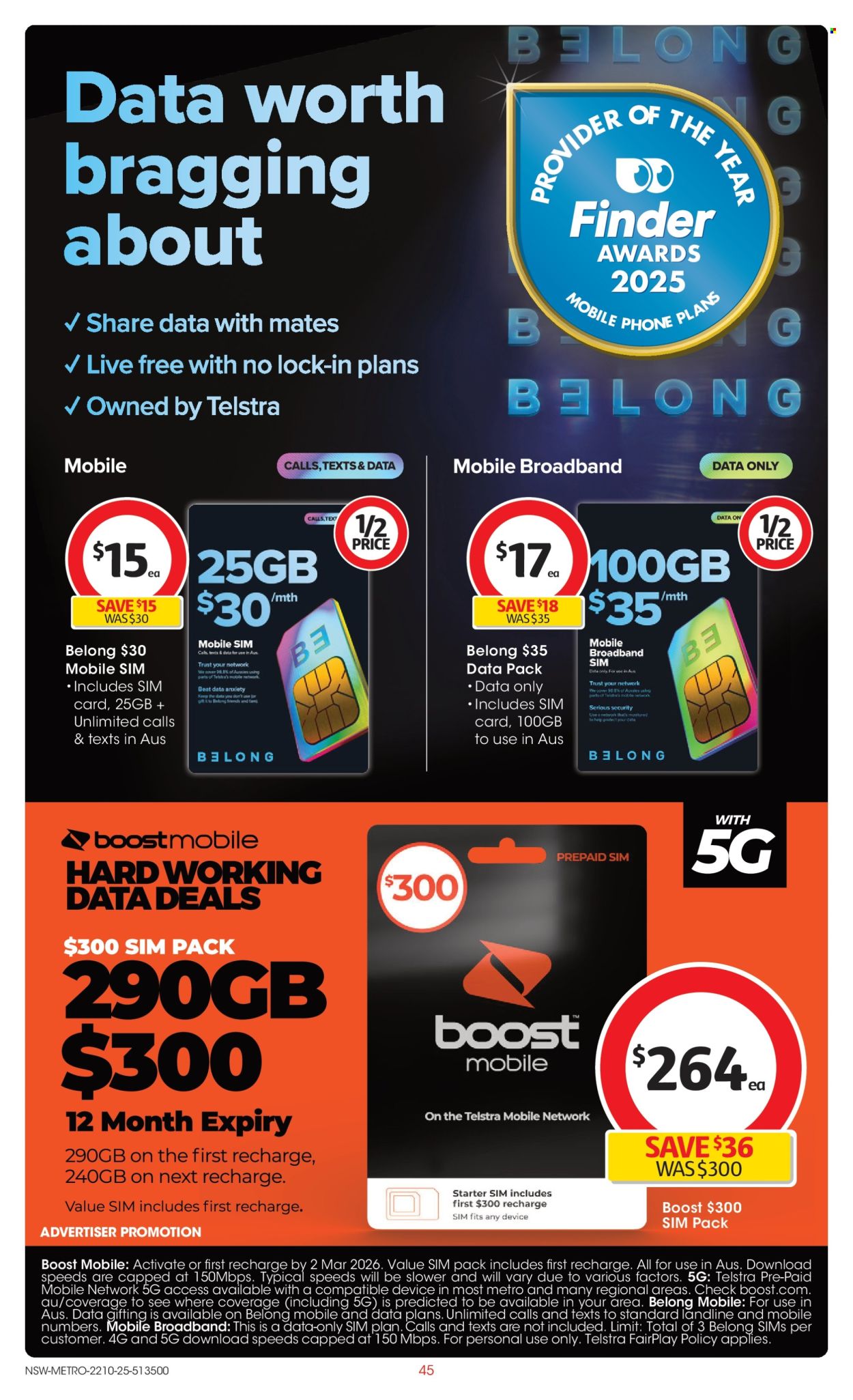 Coles catalogue - 22 Oct 2025 - 28 Oct 2025. Page 45