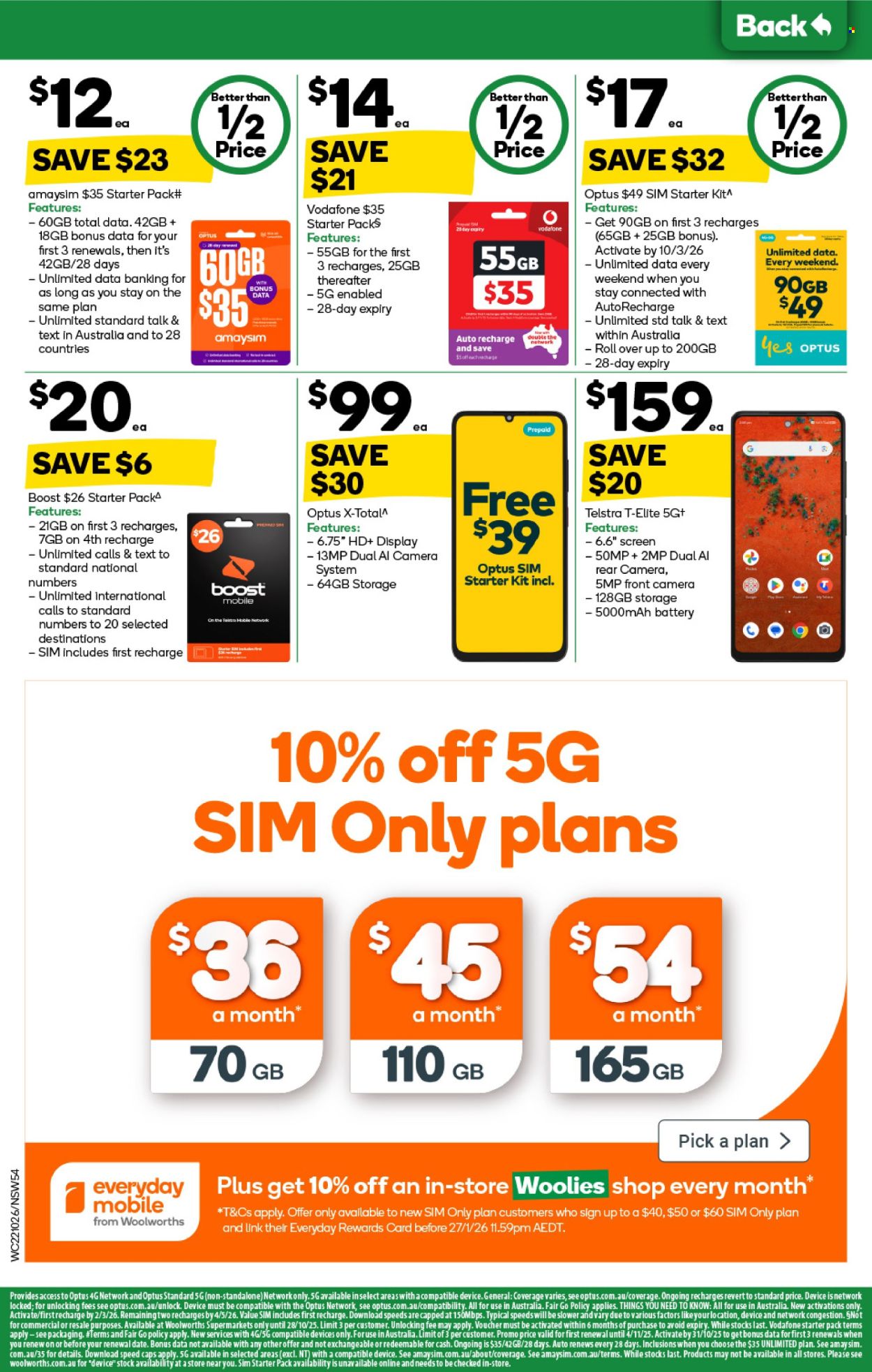 Woolworths catalogue - 22 Oct 2025 - 28 Oct 2025. Page 54