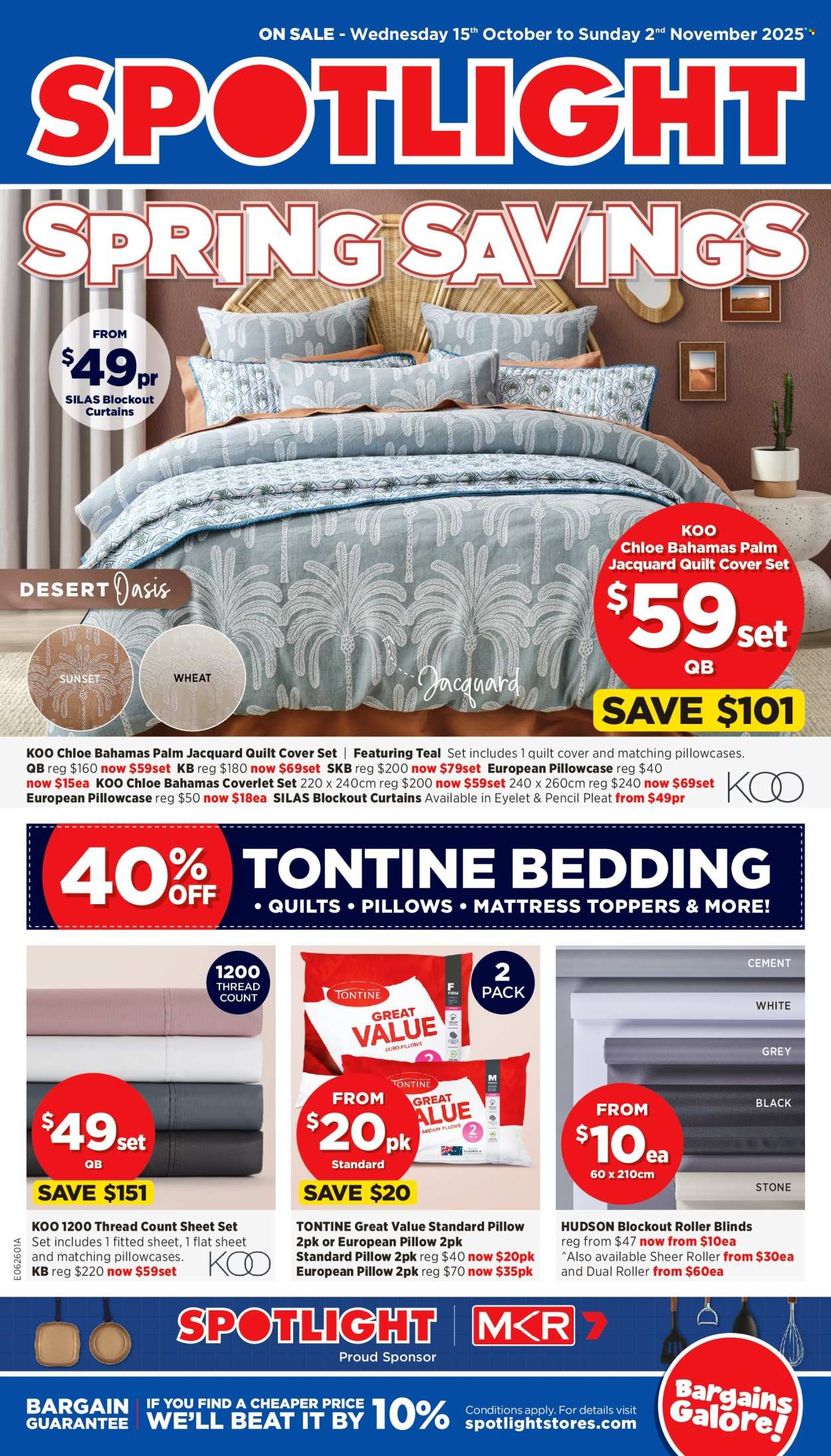 Spotlight catalogue - 15 Oct 2025 - 2 Nov 2025. Page 1