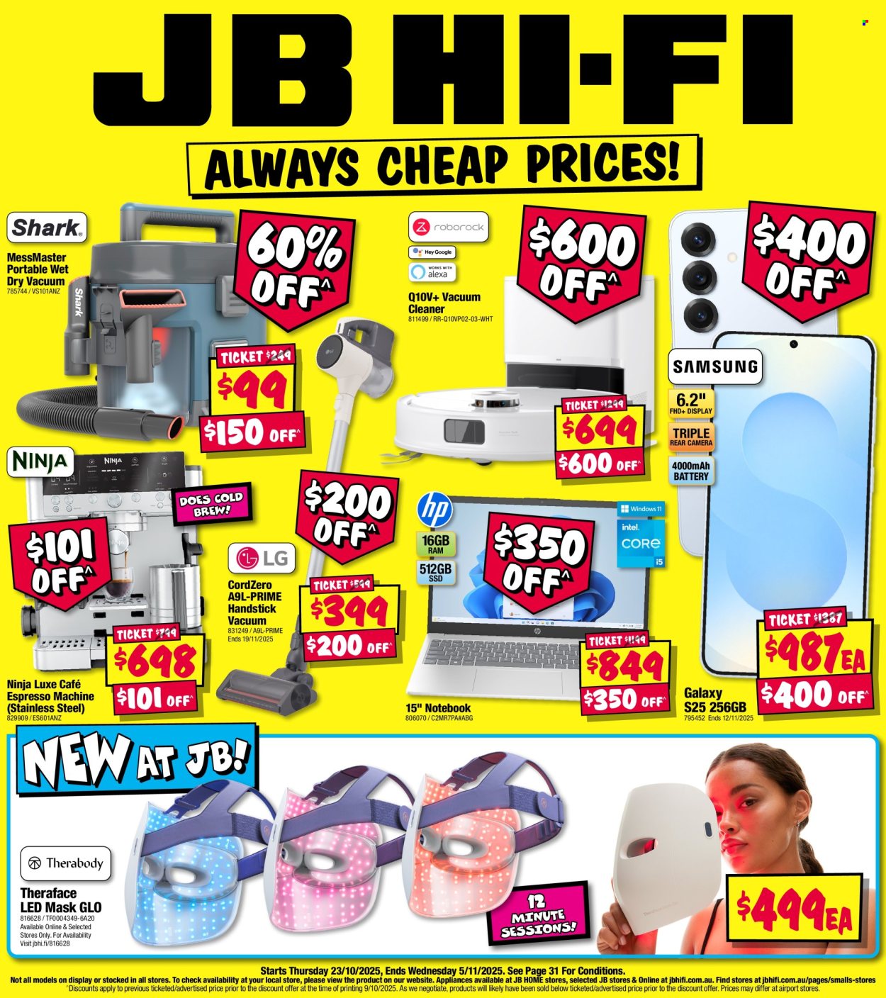 JB Hi-Fi catalogue - 23 Oct 2025 - 5 Nov 2025. Page 1