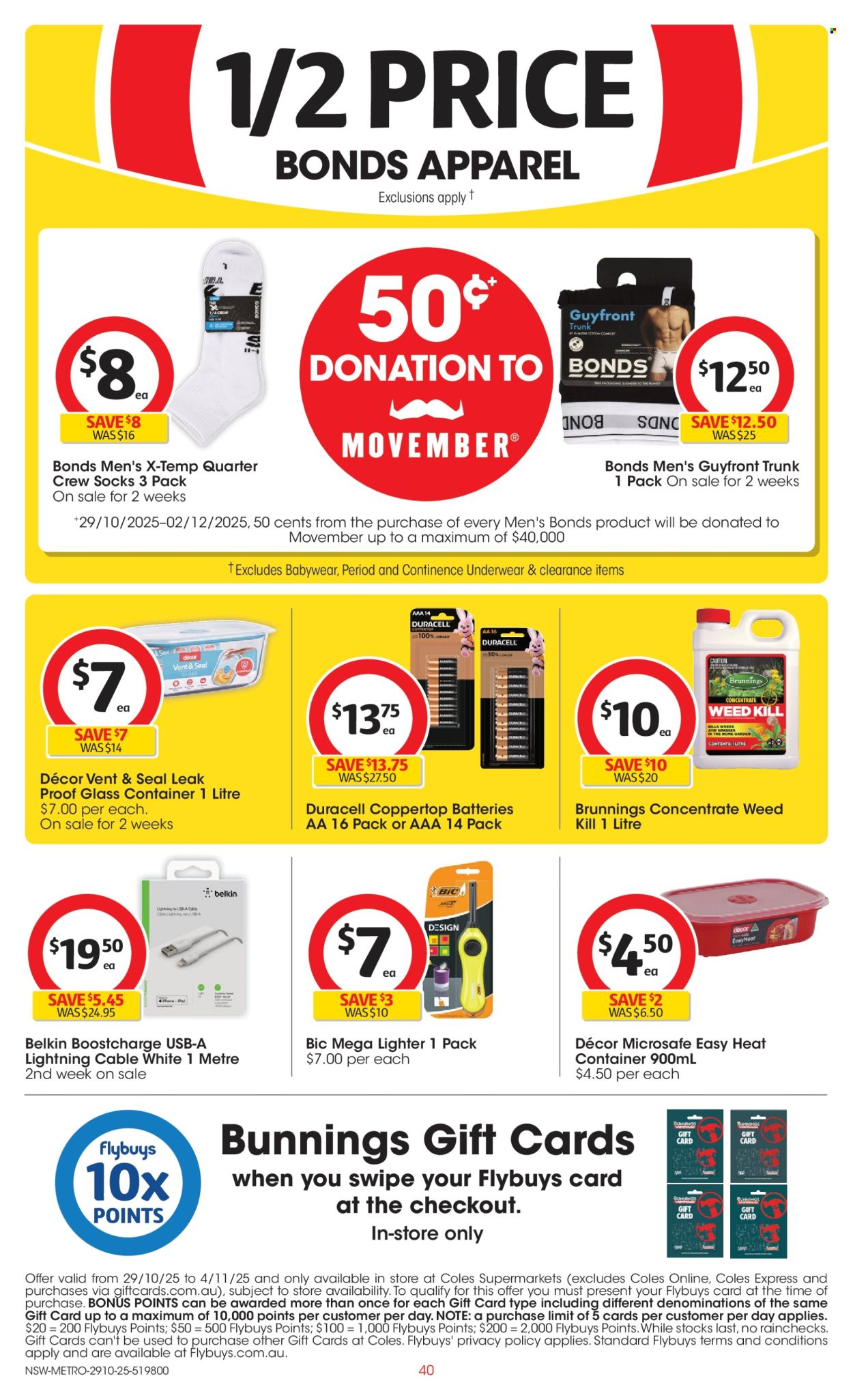 Coles catalogue - 29 Oct 2025 - 4 Nov 2025. Page 40