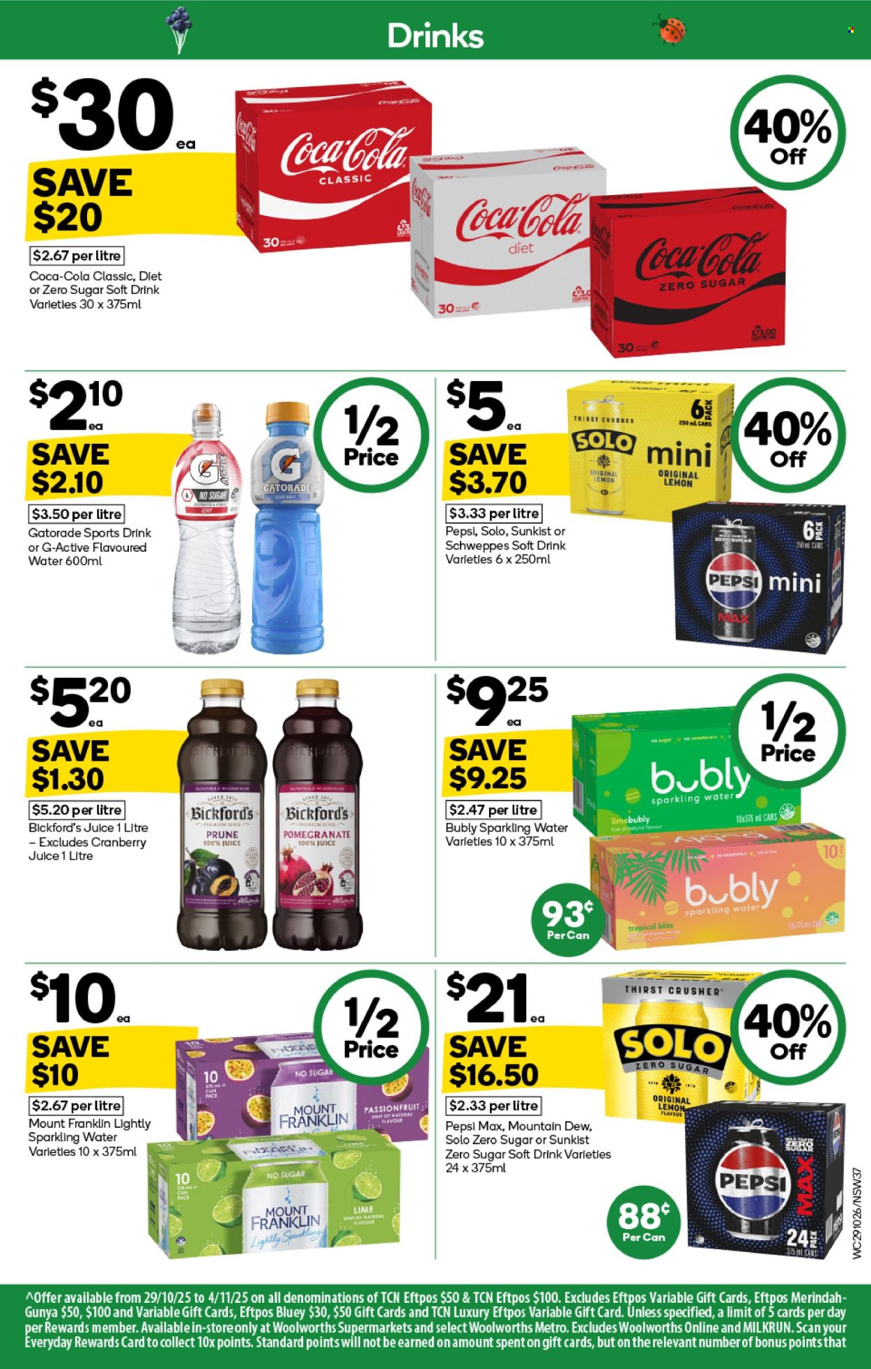 Woolworths catalogue - 29 Oct 2025 - 4 Nov 2025. Page 37