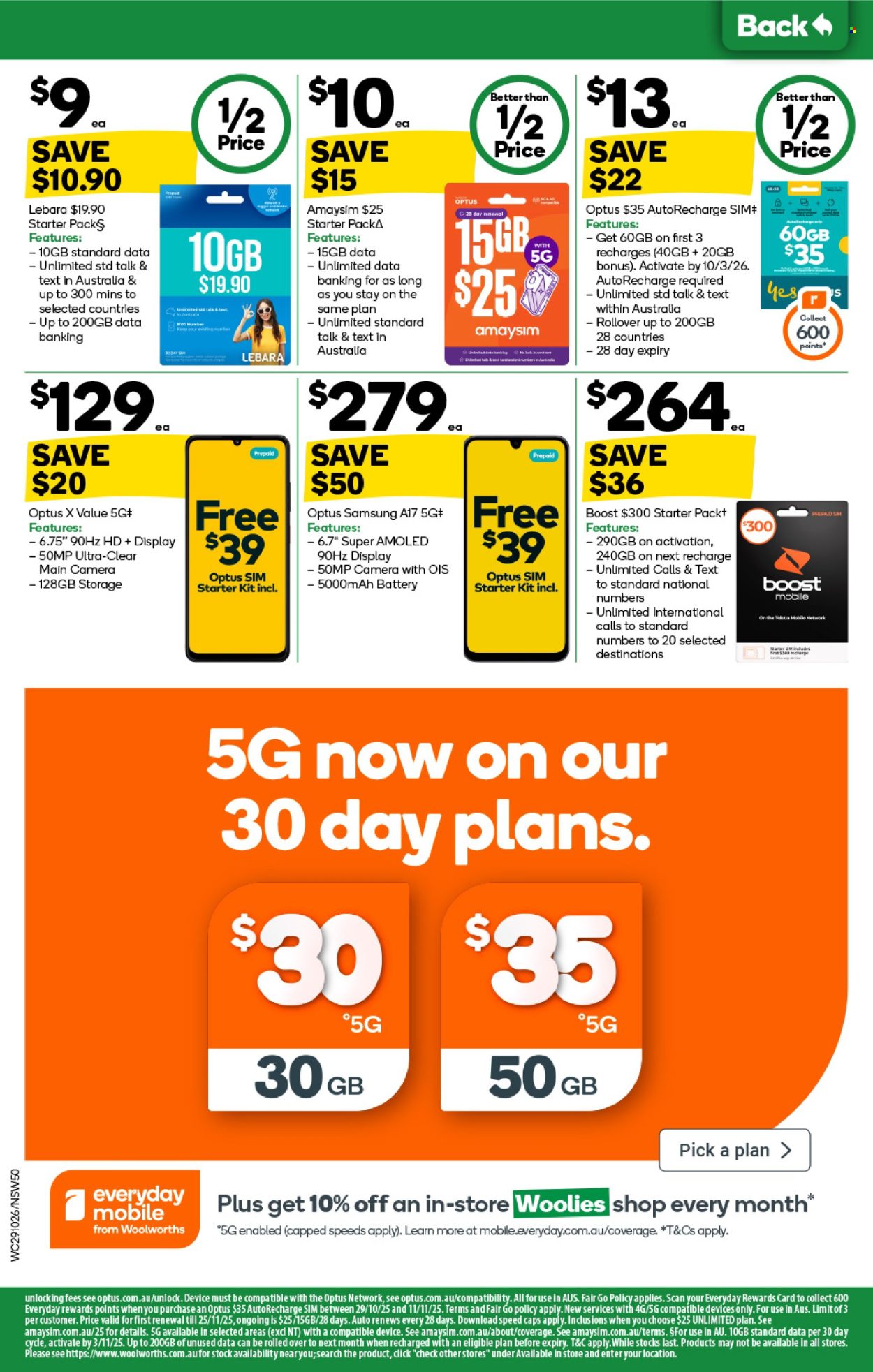 Woolworths catalogue - 29 Oct 2025 - 4 Nov 2025. Page 50