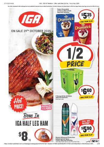 IGA Catalogue - 29 Oct 2025 - 4 Nov 2025.