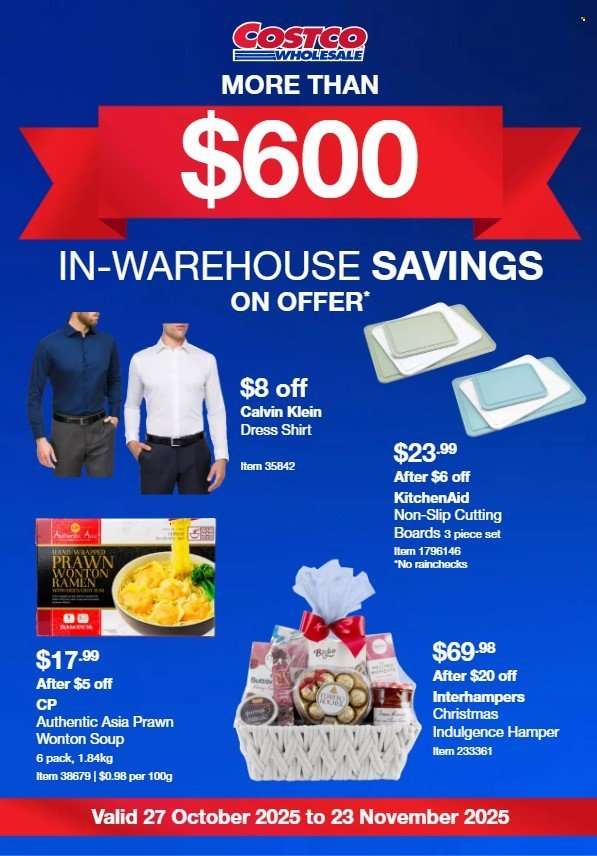 Costco Catalogue - 27 Oct 2025 - 23 Nov 2025.