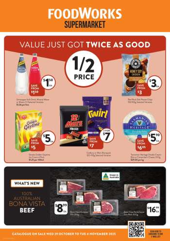 Foodworks Catalogue - 29 Oct 2025 - 4 Nov 2025.