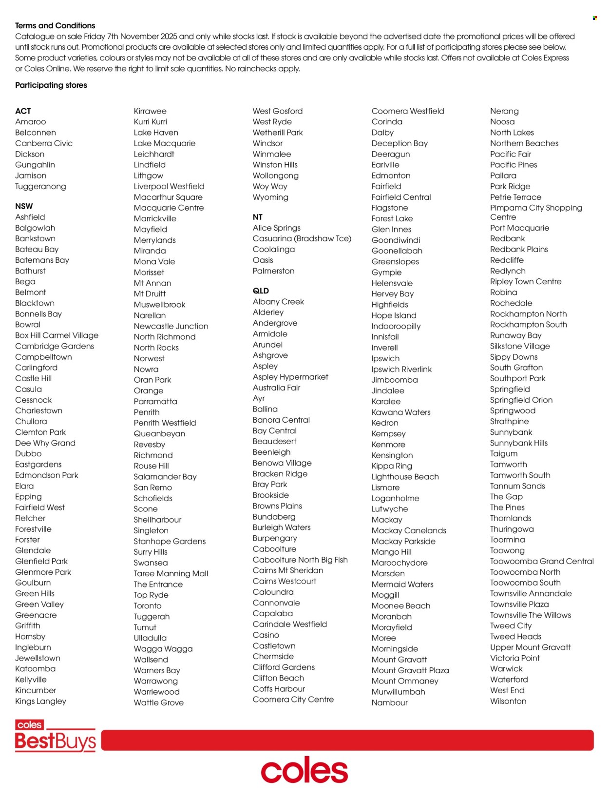 Coles catalogue - 7 Nov 2025 - 20 Nov 2025. Page 8
