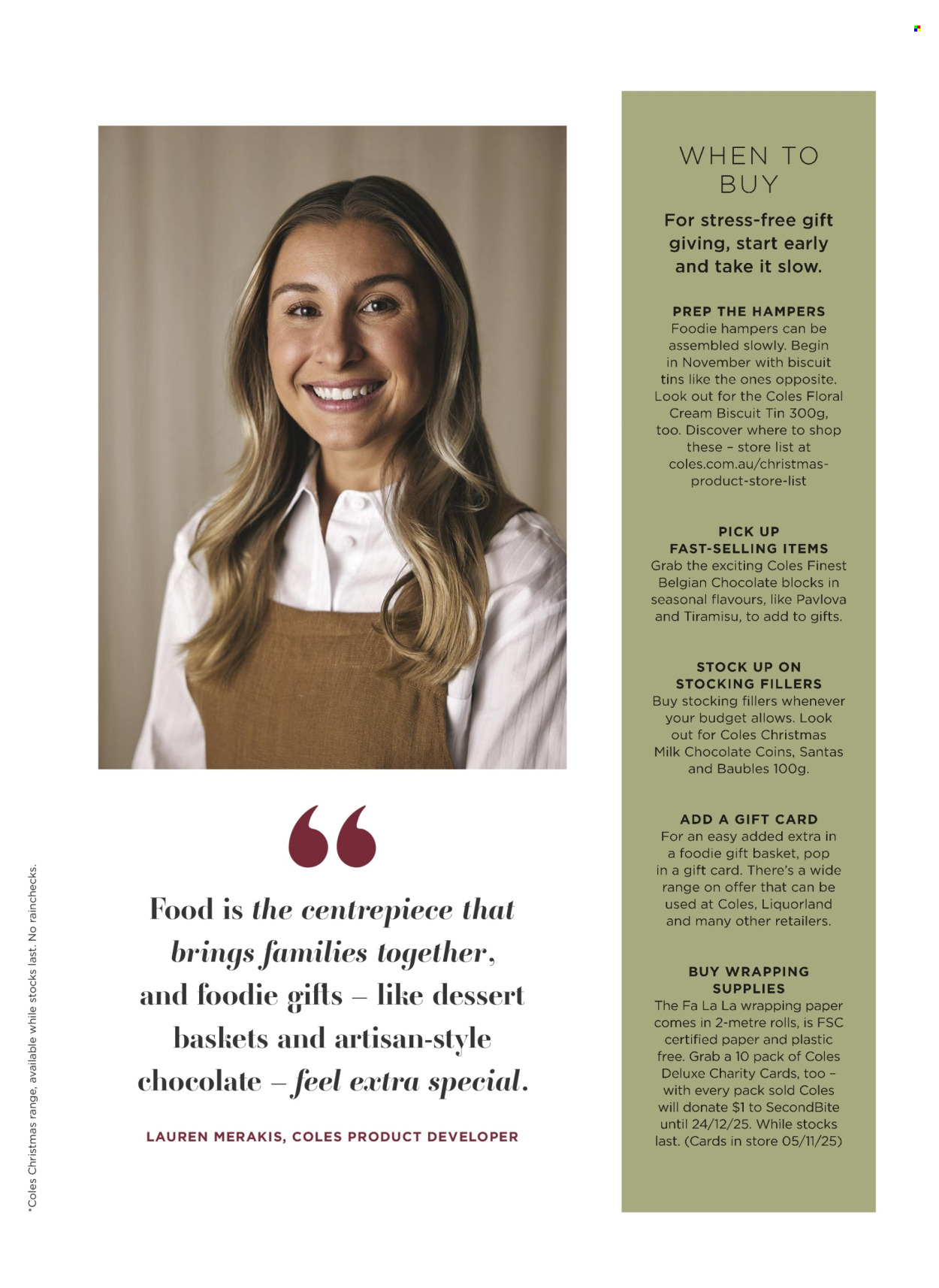 Coles catalogue - 5 Nov 2025 - 31 Dec 2025. Page 21