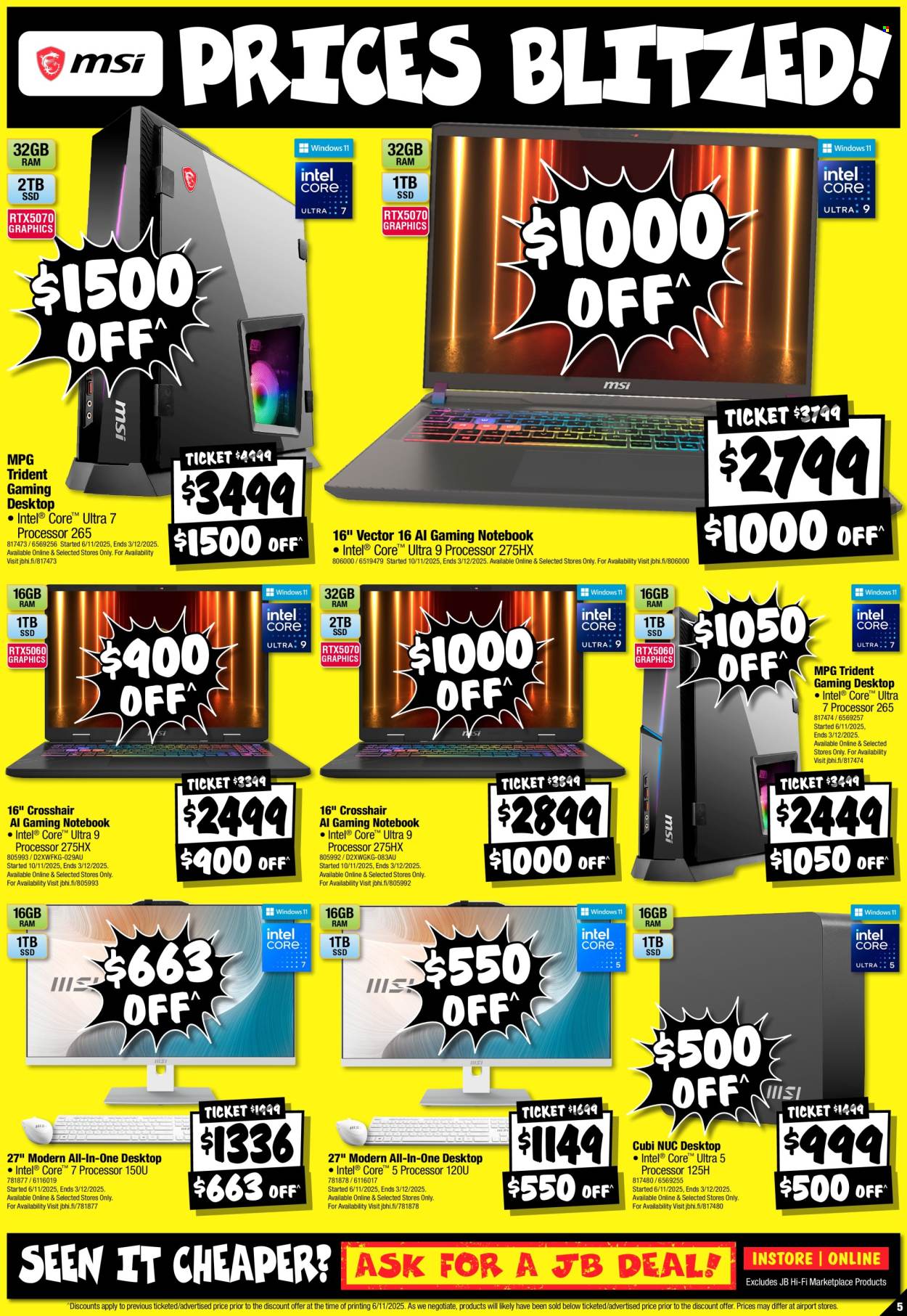 JB Hi-Fi catalogue - 13 Nov 2025 - 1 Dec 2025. Page 5
