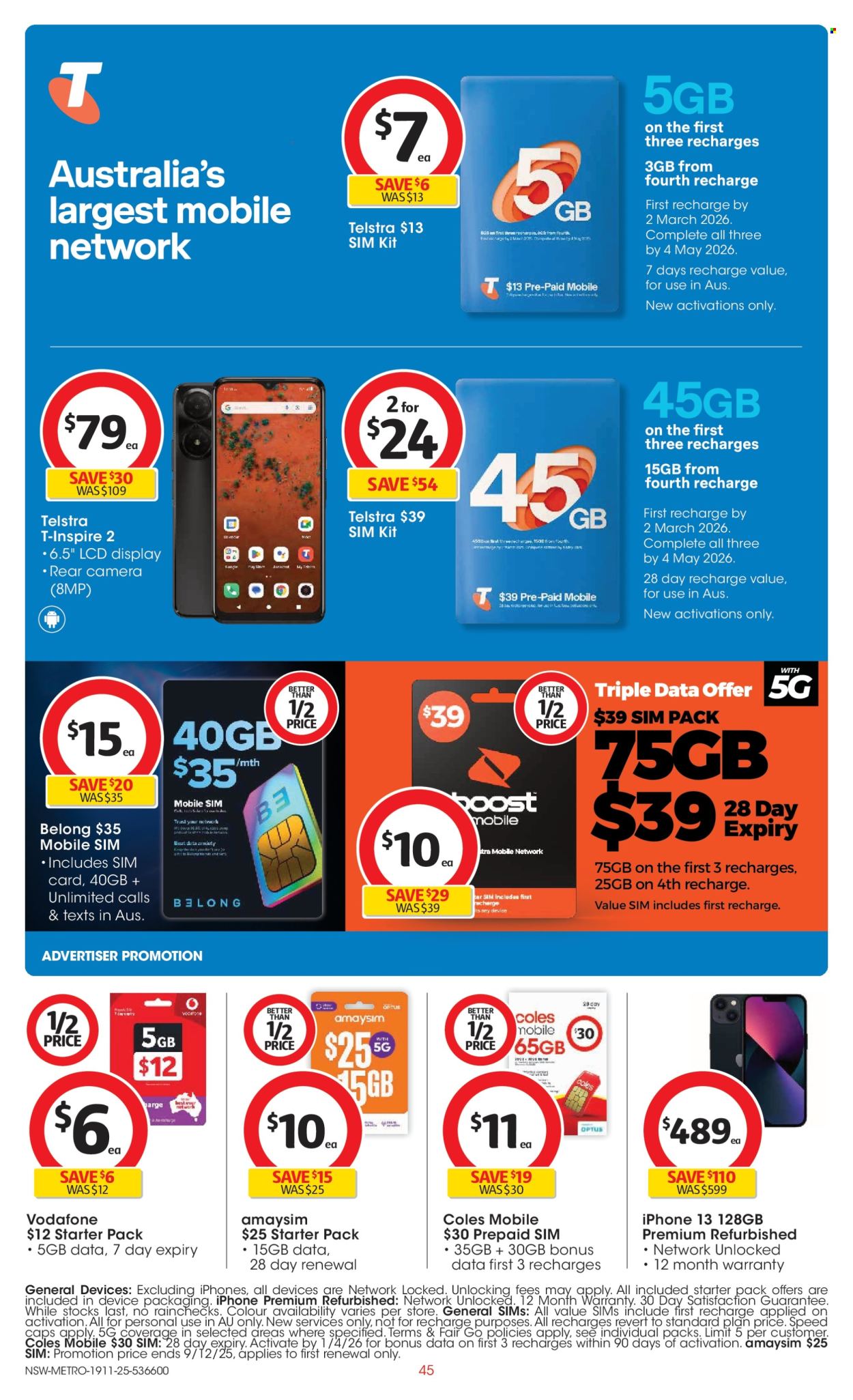 Coles catalogue - 19 Nov 2025 - 25 Nov 2025. Page 45