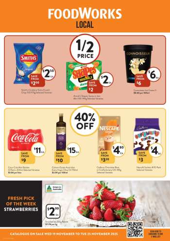 Foodworks Catalogue - 19 Nov 2025 - 25 Nov 2025.