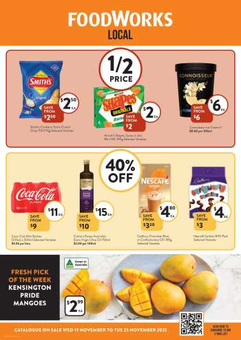 Foodworks Catalogue - 19 Nov 2025 - 25 Nov 2025.
