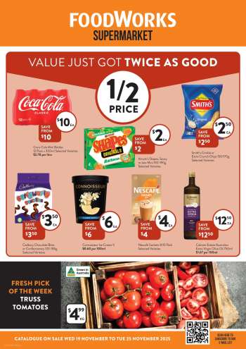 Foodworks Catalogue - 19 Nov 2025 - 25 Nov 2025.