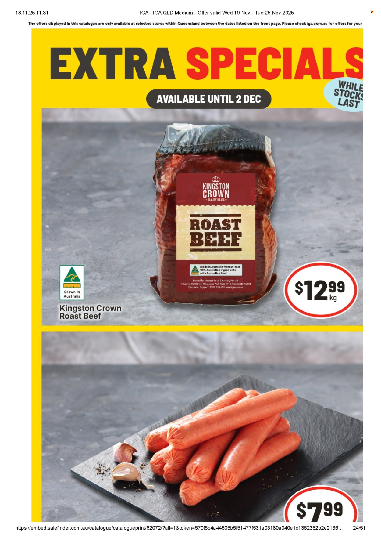 IGA catalogue - 19 Nov 2025 - 25 Nov 2025. Page 12