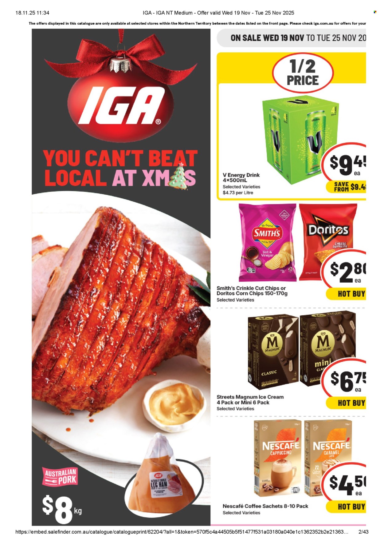 IGA catalogue - 19 Nov 2025 - 25 Nov 2025. Page 1