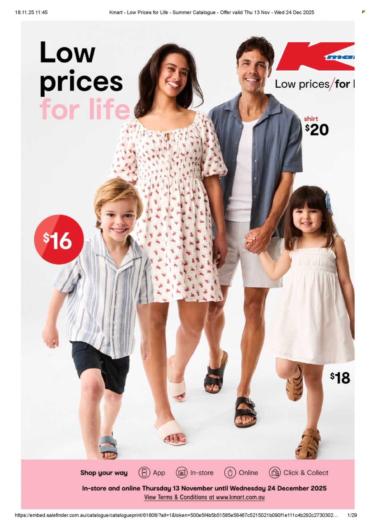Kmart catalogue - 13 Nov 2025 - 24 Dec 2025. Page 1