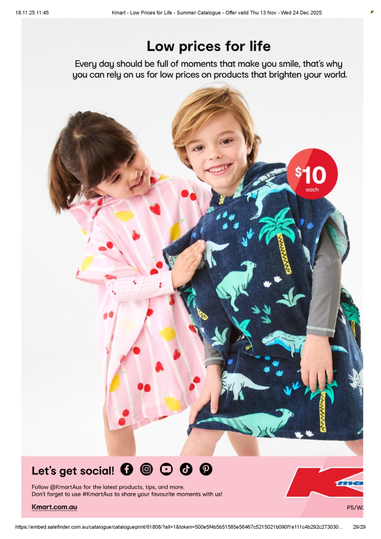 Kmart catalogue - 13 Nov 2025 - 24 Dec 2025. Page 29